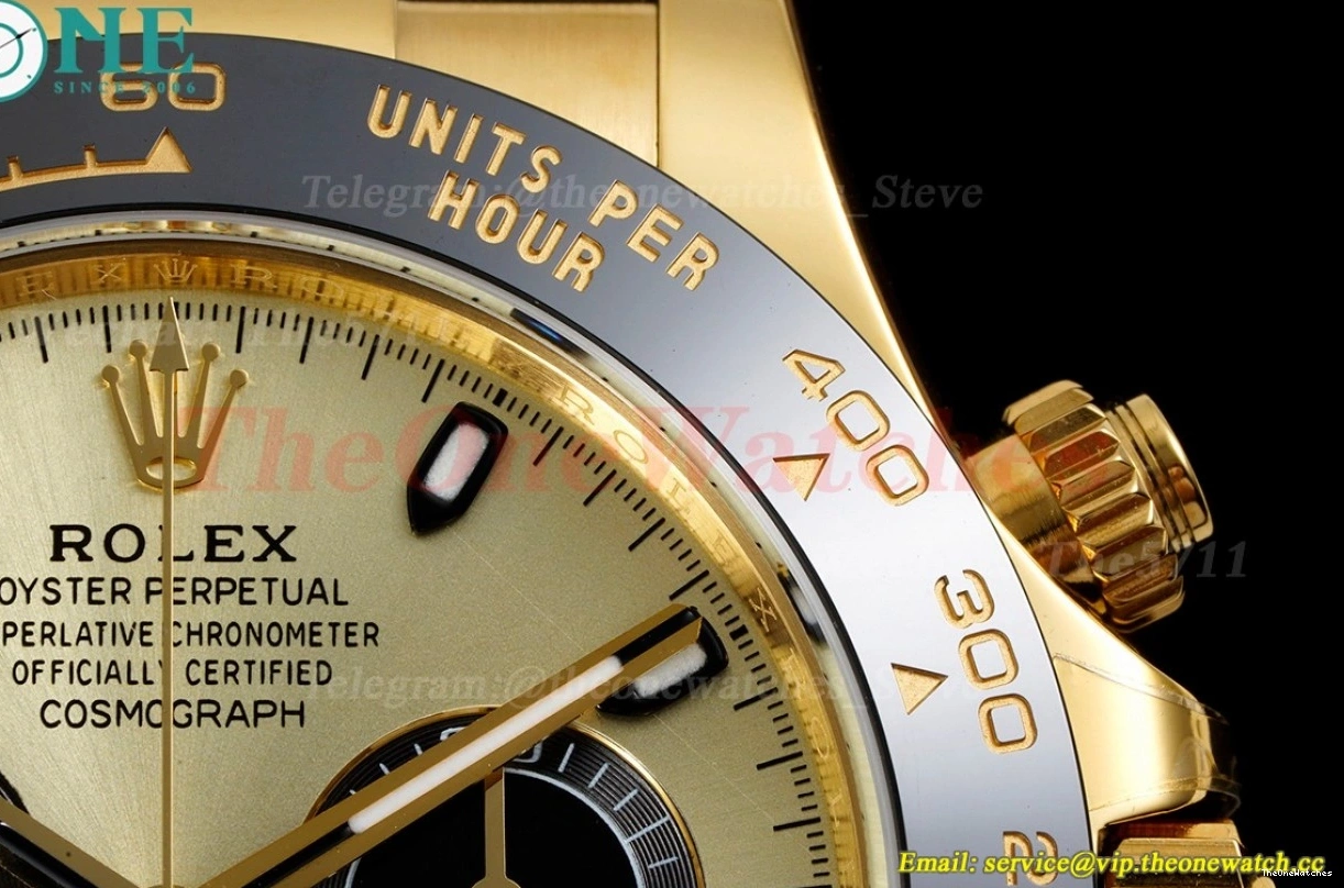 YG BTF 904L Dial SA4130 V2 RU 116518 Daytona Gold 0108